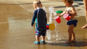 Promontory Water play area