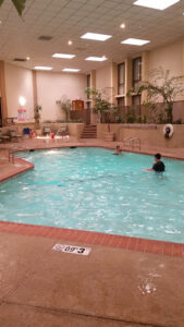 Wyndam Visalia indoor pool